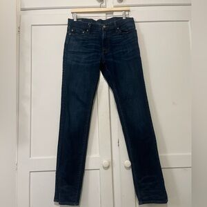 Abercrombie & Fitch Men’s Dark Wash Slim Jeans 32x34 Langdon Stretch Denim